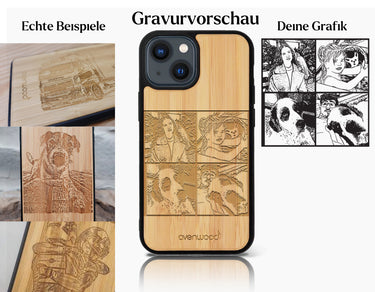 INDIVIDUEL iPhone 15 bambou plastique